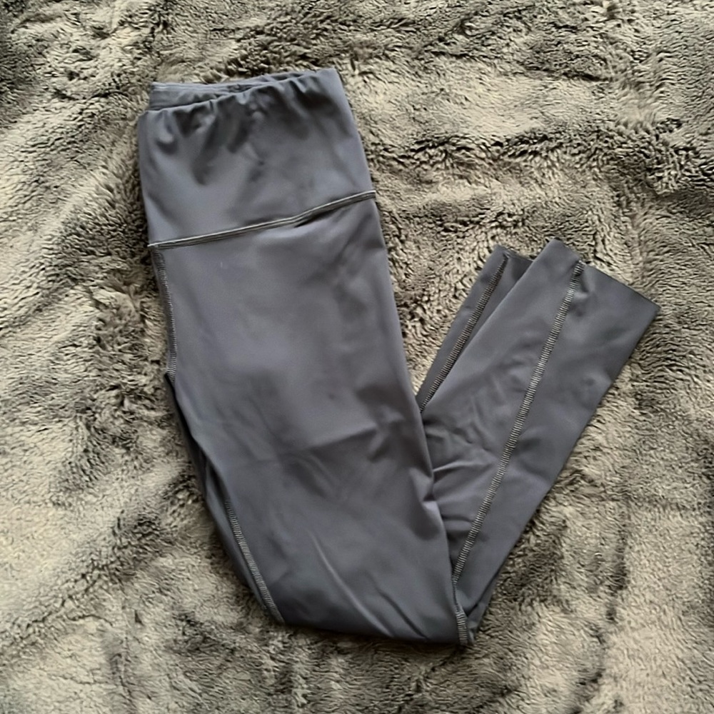 Athleta navy leggings, small petite